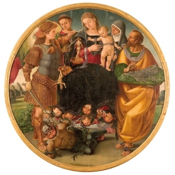MAEC Cortona | Luca Signorelli, Madonna con Bambino e Santi