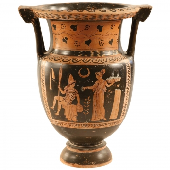 MAEC Cortona | Cratere apulo a colonnette