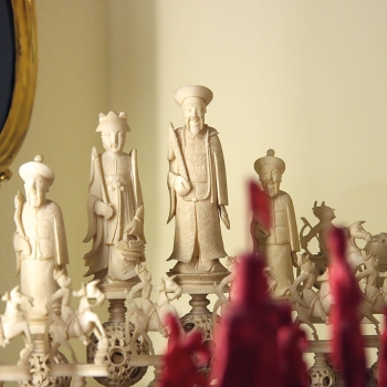 MAEC Cortona | Scacchiera cinese (sec. XIX)