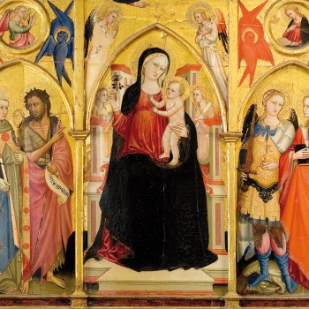 MAEC Cortona | Bicci di Lorenzo, trittico